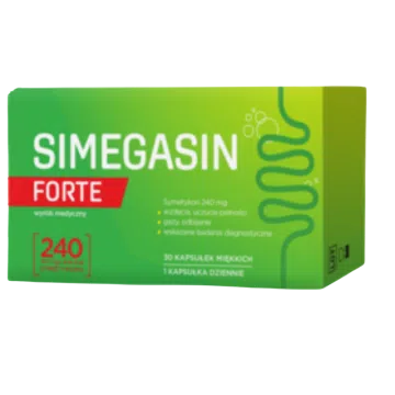 Simegasin forte kapsułki miękkie, 30 sztuk