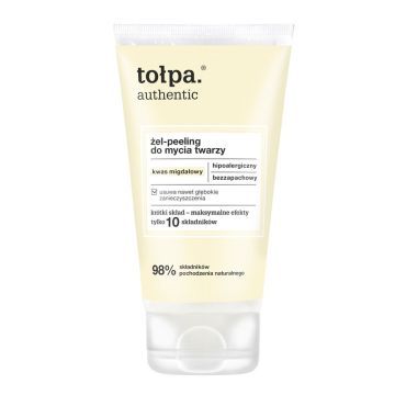 Tołpa Autentic, żel-peeling do mycia twarzy, 150 ml