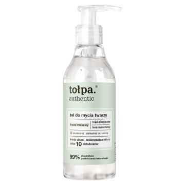 Tołpa Authentic, żel do mycia twarzy, 195 ml