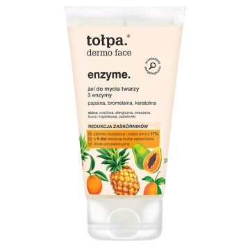 Tolpa Dermo Face Enzyme, żel do mycia twarzy, 3 enzymy, 150 ml