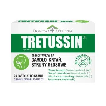 Tretussin, pastylki do ssania, 24 szt.