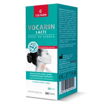 Vocarin Lacti, spray, do gardła, 30 ml