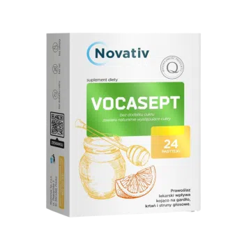 Novativ Vocasept, pastylki do ssania, 24 sztuki
