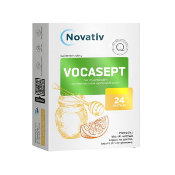 Novativ Vocasept, pastylki do ssania, 24 sztuki