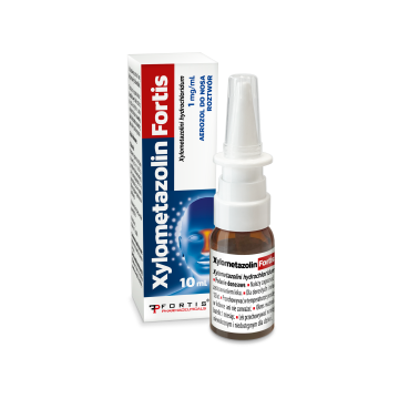 Xylometazolin Fortis, 1 mg/ml, aer.do nosa, 10 ml