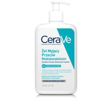 CeraVe, żel myjący przeciw niedoskonałościom, 473 ml