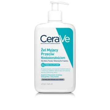 CeraVe, żel myjący przeciw niedoskonałościom, 473 ml