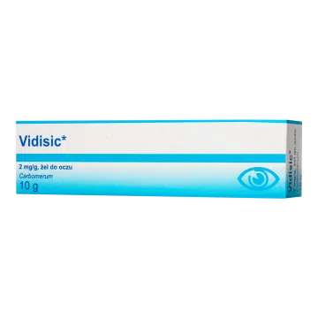 Vidisic, 2 mg/g, zel do oczu,(i.row),Delf,Czechy, 10 g