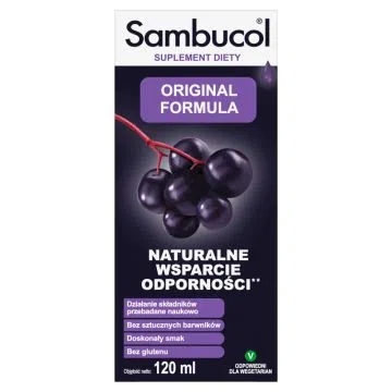 Sambucol Original Formuła, płyn, 120 ml