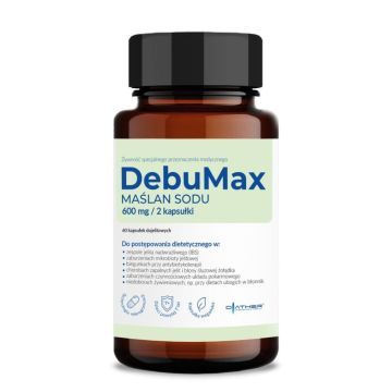 DebuMax Maślan Sodu 600 mg, kapsułki, 60 szt.