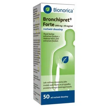 Bronchipret Forte, 490 mg + 49 mg/ml, roztw.doustny, 50 ml