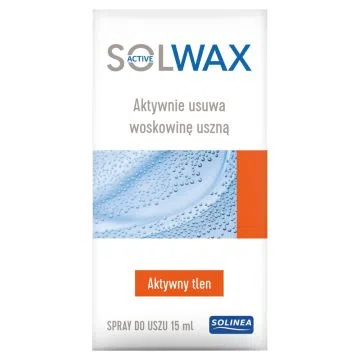Solwax active, spray do uszu, 15 ml