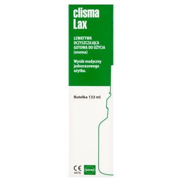 Clisma Lax lewatywa oczyszcz.jednoraz.(enema),133 ml