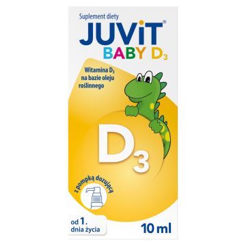 Juvit Baby D3, płyn (krople), 10 ml