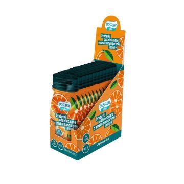 Dosfarm Vita, drażetki odświeżające mandarynka-mięta, wit.D3, 15x19g