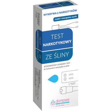 Test do wykryw.narkotykow w slinie, 1 szt