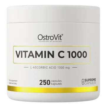 OstroVit Vitamin C, kapsułki, 1000 mg, 250 szt.