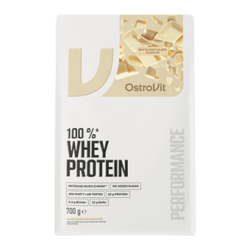 OstroVit 100% Whey Protein, proszek, biała czekolada, 700 g