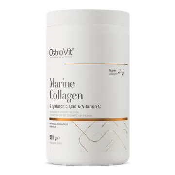OstroVit, Kolagen Morski + Kwas Hialuronowy + Witamina C, 500 g