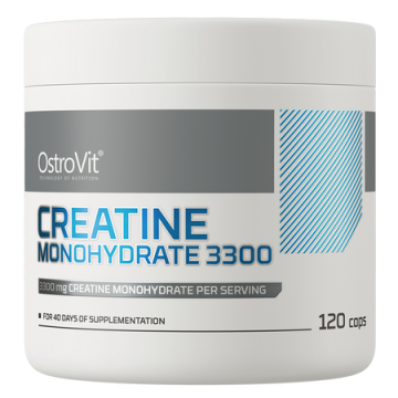 OstroVit, Monohydrat Kreatyny 3300 mg, kapsułki, 120 szt.