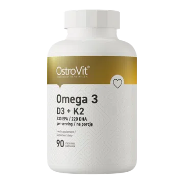 OstroVit,  Omega 3 D3 + K2, kapsułki, 90 szt.