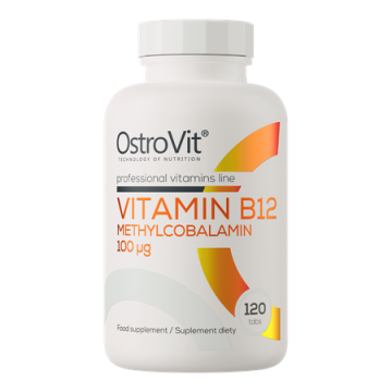 OstroVit, Witamina B12 Metylokobalamina 100 µg, tabletki, 120 szt.