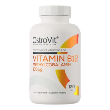 OstroVit, Witamina B12 Metylokobalamina 100 µg, tabletki, 120 szt.