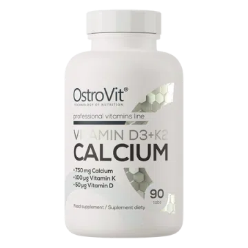 Ostrovit, Witamina D3 + K2 + Wapń, tabletki, 90 szt.