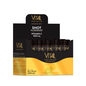Vit4l Vital for life Shot na odporność, płyn, 10 x 25ml