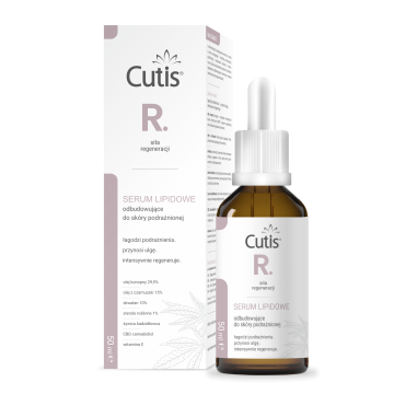 Cutis Konopne serum olejowe + CBD kannabidiol do  wymagającej skóry twarzy i ciała