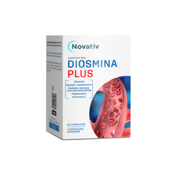 Novativ Diosmina Plus, kapsułki, 60 sztuk