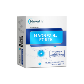 NOVATIV Magnez B6 FORTE 60 tabletek
