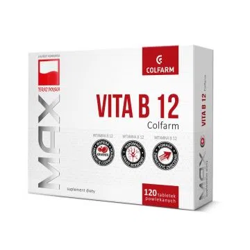 Max Vitaminum B12 Colfarm, tabletki, 120 szt.