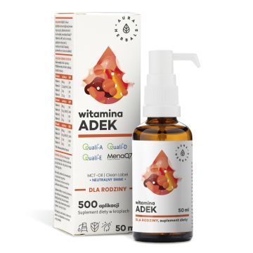 Witamina ADEK dla rodziny, MCT, krople, 50 ml