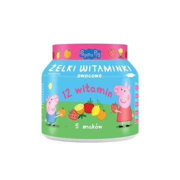 Domowa Apteczka Zelki witaminki,Swinka Peppa,180g (ok.60szt)
