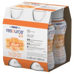 Resource 2.0, płyn o smaku ananas-mango, 4 x 200 ml