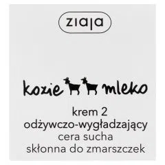 Ziaja Kozie Mleko, krem 2, odżywianie i wygładzanie do cery suchej, 50 ml