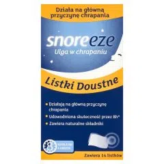 Snoreeze, listki doustne, ulga w chrapaniu, 14 szt.