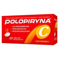 Polopiryna C, tabletki musujące, 10 szt.