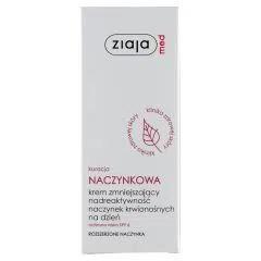 Ziaja Med Kuracja Naczynkowa, krem zmniejszający nadreaktywność naczynek, na dzień, 50 ml