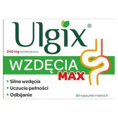 Ulgix Wzdęcia Max, kapsułki miękkie, 30 szt.