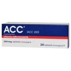 ACC, 200 mg, tabl.musuj.,(i.row),InPh,Niemcy, 20 szt