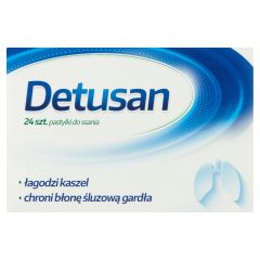 Detusan, pastylki do ssania, 24 szt