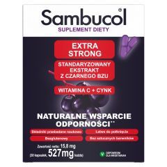 Sambucol Extra Strong, kapsułki dla dorosłych, 30 szt.