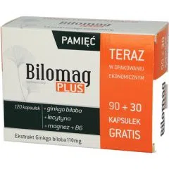 Bilomag Plus, kapsułki , 90 szt. + 30 szt. GRATIS