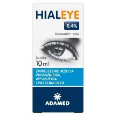 Hialeye, 0,4%, krople do oczu, 10 ml