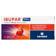 Ibupar forte, 400 mg, tabletki powlekane, 20 szt.