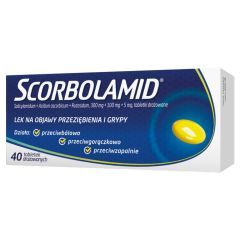 Scorbolamid, tabletki drażowane, 40 szt.