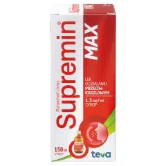 Supremin MAX, 1,5 mg/ml, syrop, 150 ml