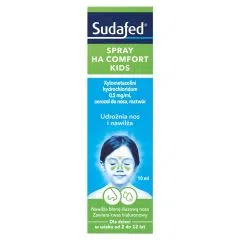 Sudafed XyloSpray HA dla dzieci, 0,5mg/ml, aerozol do nosa, 10 ml